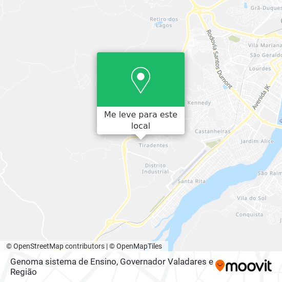 Genoma sistema de Ensino mapa