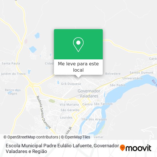 Escola Municipal Padre Eulálio Lafuente mapa