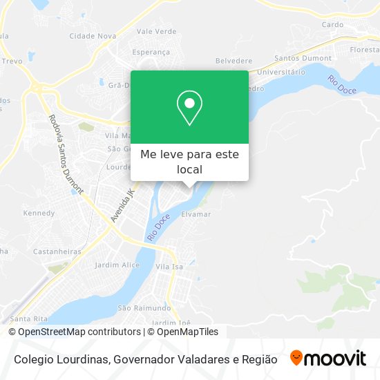 Colegio Lourdinas mapa
