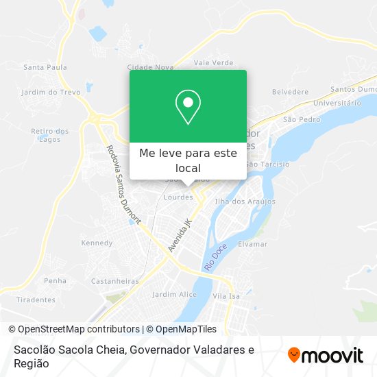 Sacolão Sacola Cheia mapa