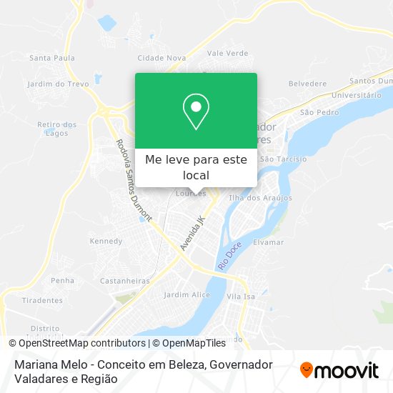 Mariana Melo - Conceito em Beleza mapa