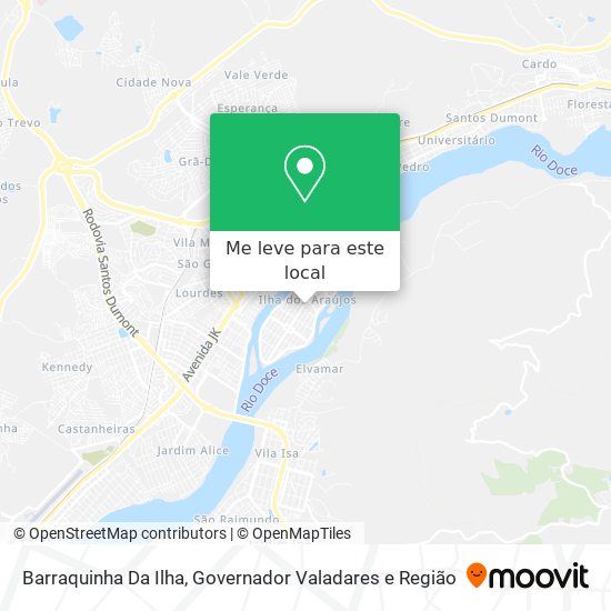 Barraquinha Da Ilha mapa