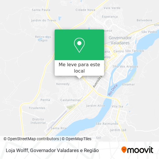 Loja Wolff mapa