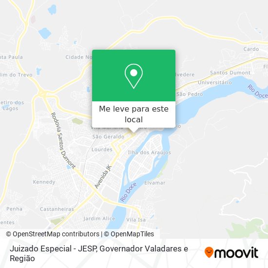 Juizado Especial - JESP mapa