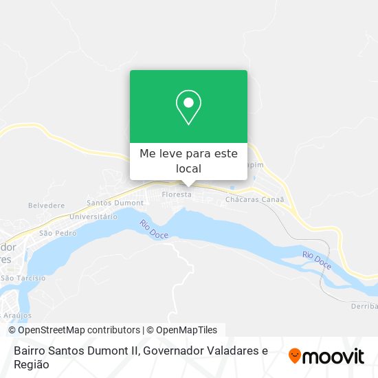 Bairro Santos Dumont II mapa