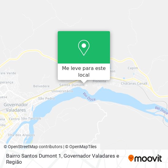 Bairro Santos Dumont 1 mapa