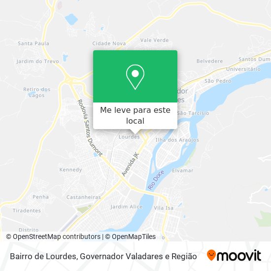 Bairro de Lourdes mapa