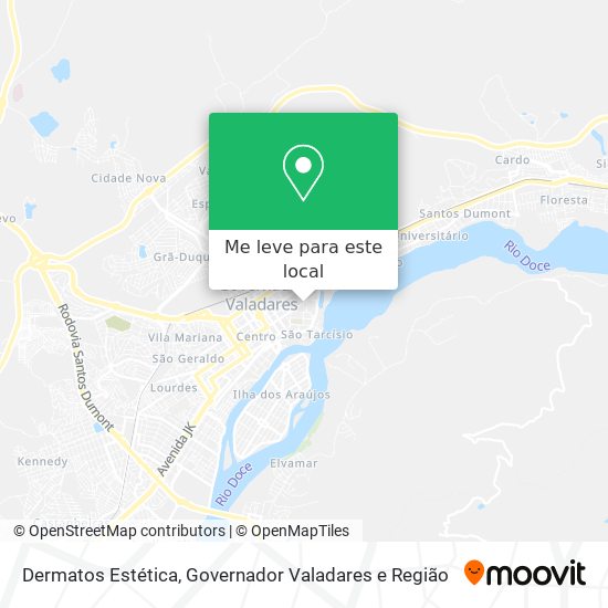 Dermatos Estética mapa