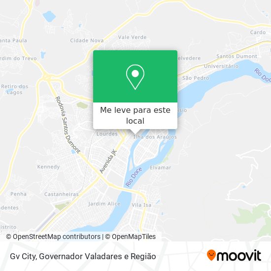 Gv City mapa