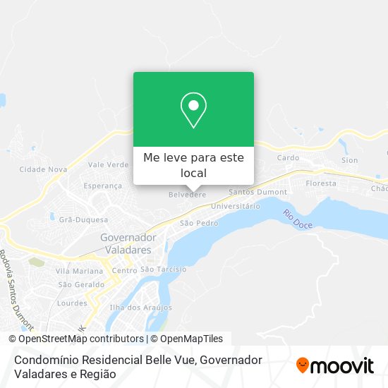 Condomínio Residencial Belle Vue mapa