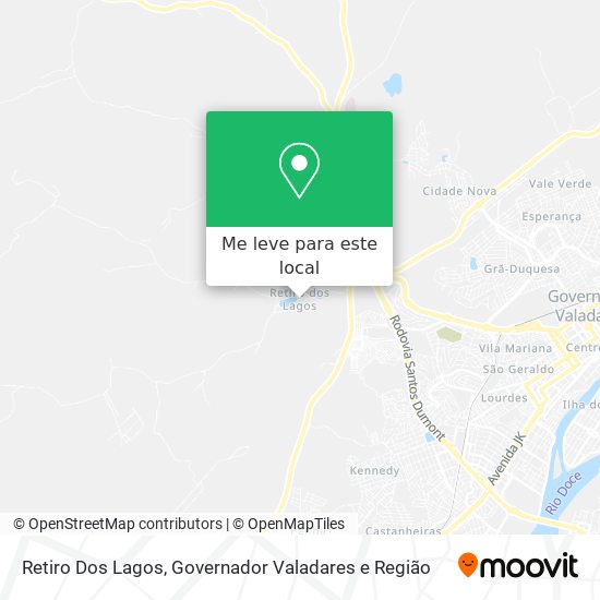 Retiro Dos Lagos mapa