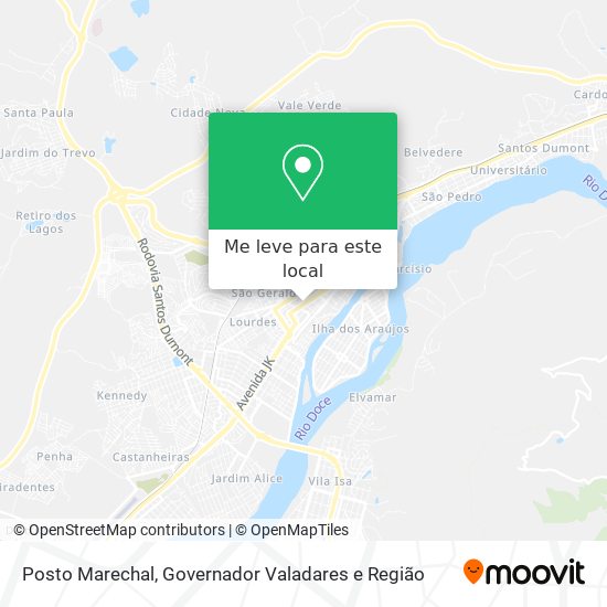 Posto Marechal mapa
