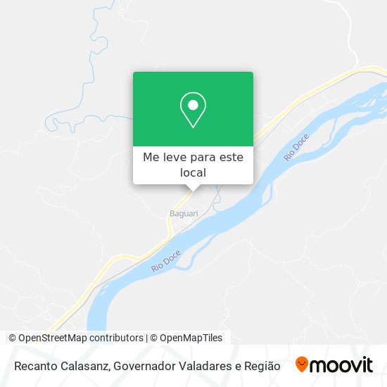 Recanto Calasanz mapa