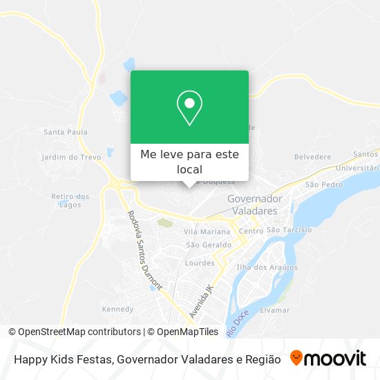 Happy Kids Festas mapa