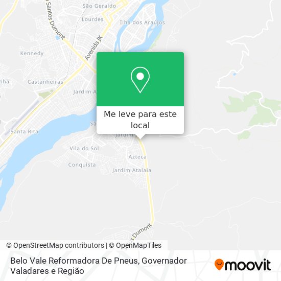 Belo Vale Reformadora De Pneus mapa