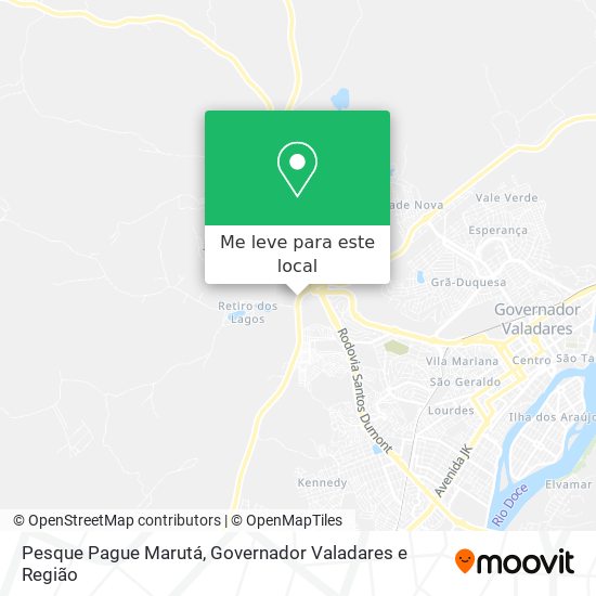Pesque Pague Marutá mapa