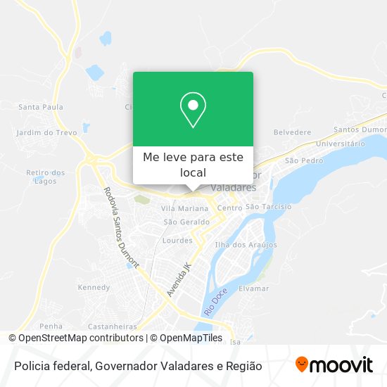 Policia federal mapa