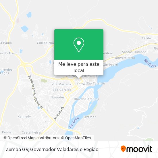 Zumba GV mapa