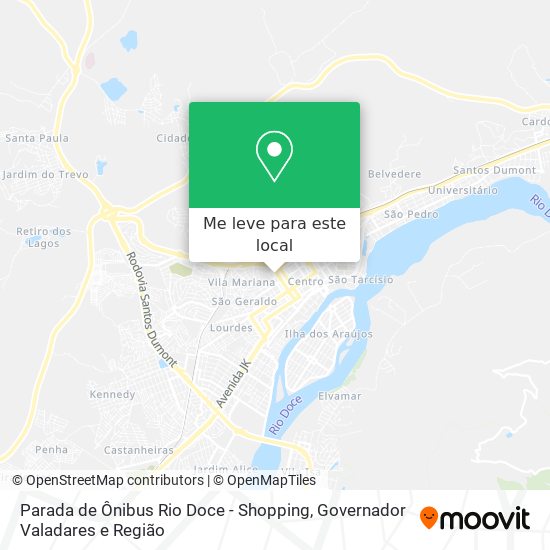 Parada de Ônibus Rio Doce - Shopping mapa