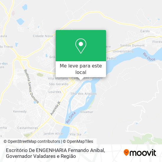 Escritório De ENGENHARIA Fernando Anibal mapa