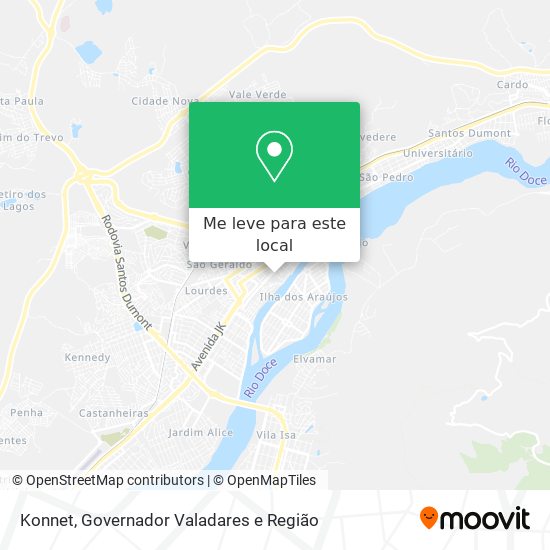 Konnet mapa