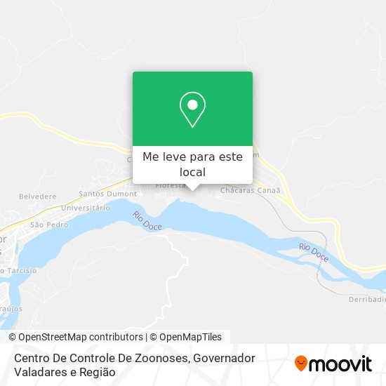 Centro De Controle De Zoonoses mapa