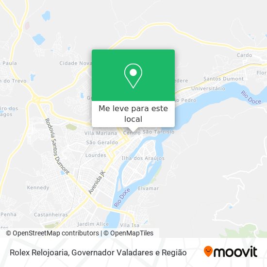 Rolex Relojoaria mapa