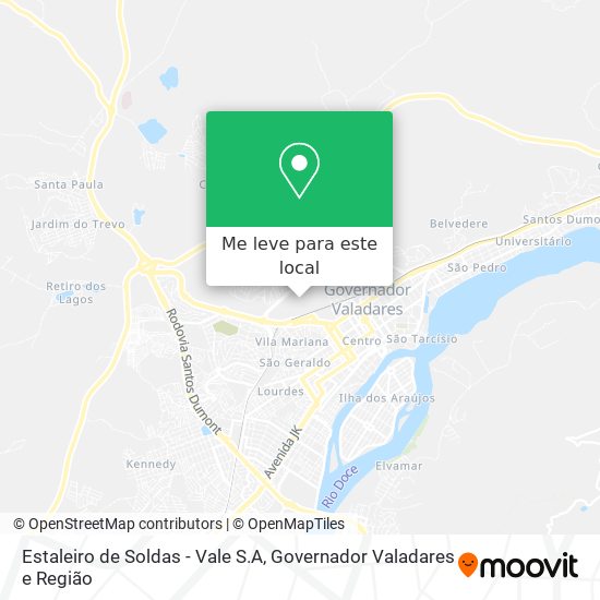 Estaleiro de Soldas - Vale S.A mapa