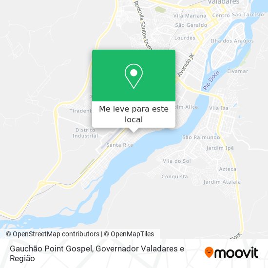 Gauchão Point Gospel mapa