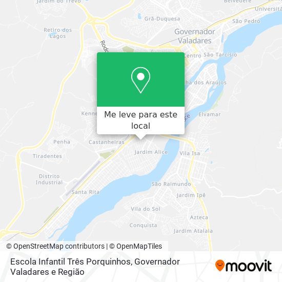 Escola Infantil Três Porquinhos mapa