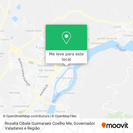 Rosalia Cibele Guimaraes Coelho Me mapa