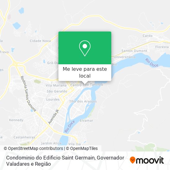 Condominio do Edificio Saint Germain mapa