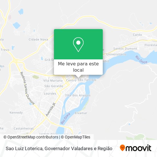 Sao Luiz Loterica mapa