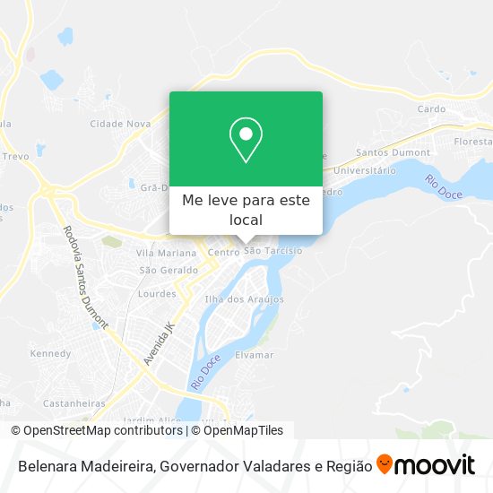 Belenara Madeireira mapa