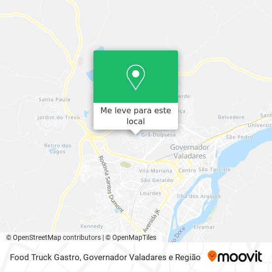 Food Truck Gastro mapa