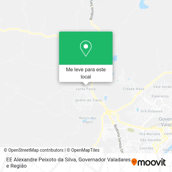 EE Alexandre Peixoto da Silva mapa