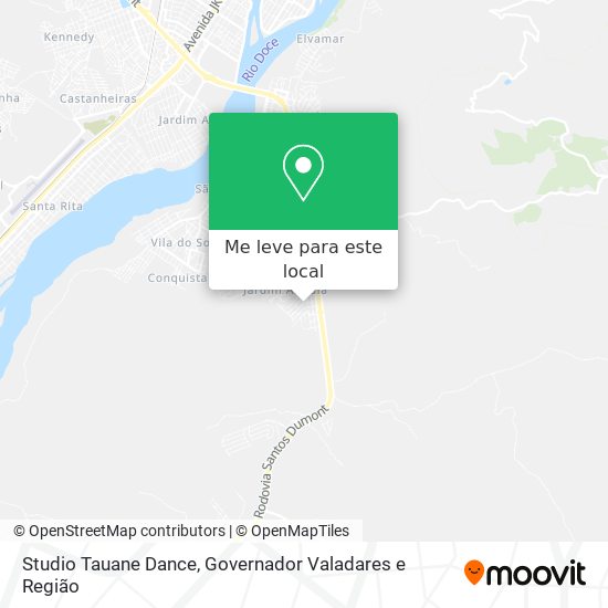 Studio Tauane Dance mapa
