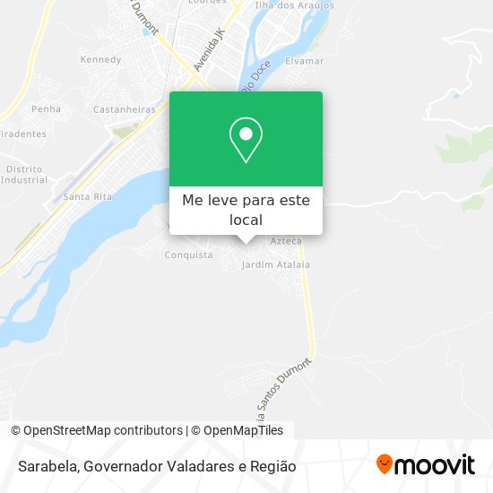 Sarabela mapa