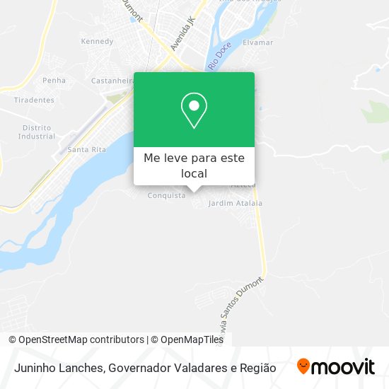 Juninho Lanches mapa