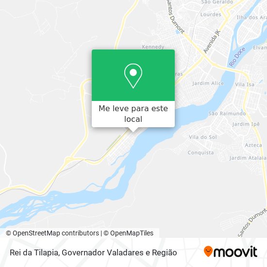 Rei da Tilapia mapa