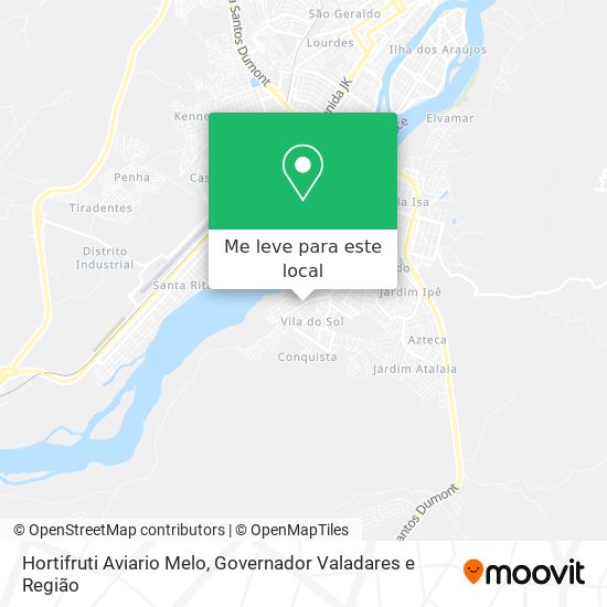 Hortifruti Aviario Melo mapa