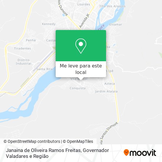 Janaina de Oliveira Ramos Freitas mapa