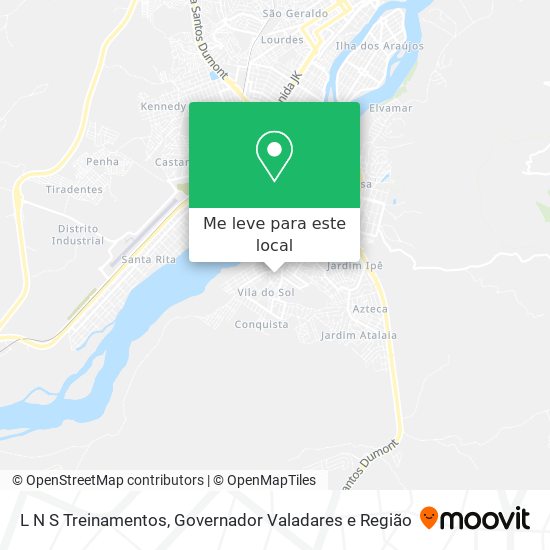 L N S Treinamentos mapa