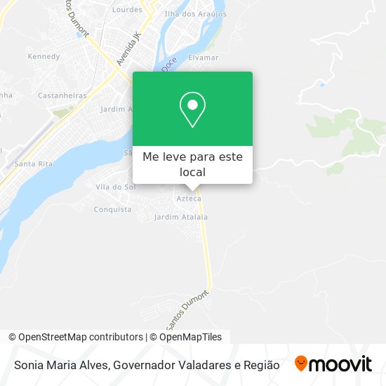 Sonia Maria Alves mapa