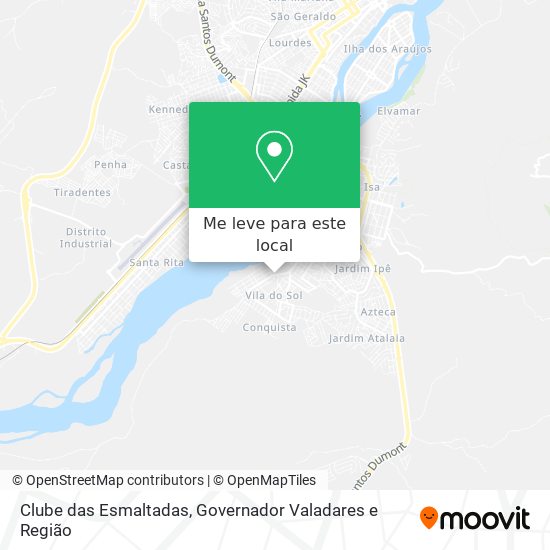 Clube das Esmaltadas mapa