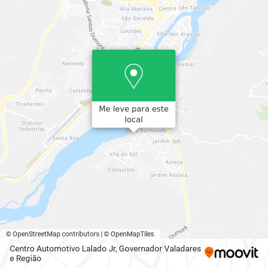 Centro Automotivo Lalado Jr mapa
