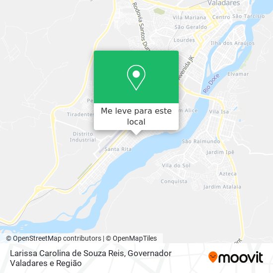 Larissa Carolina de Souza Reis mapa