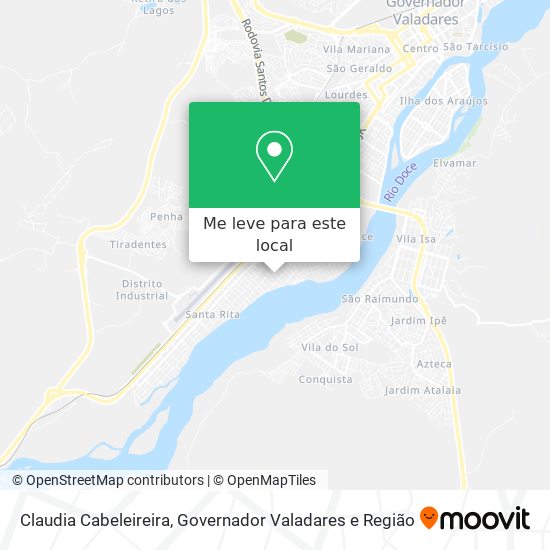 Claudia Cabeleireira mapa