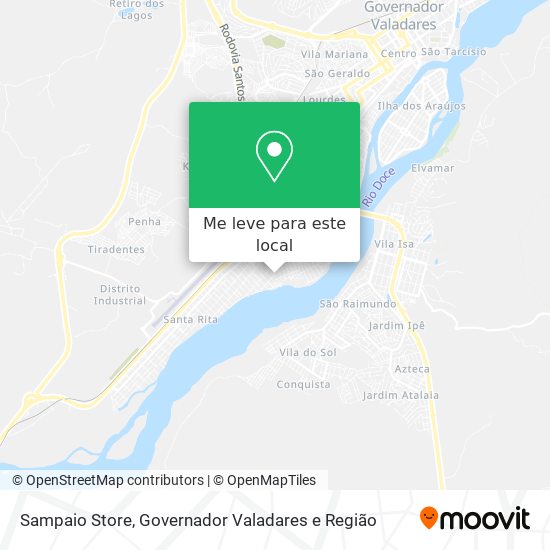 Sampaio Store mapa