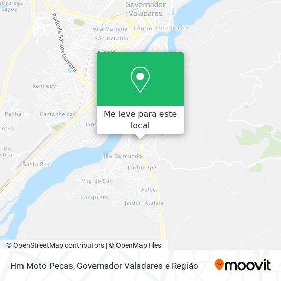 Hm Moto Peças mapa